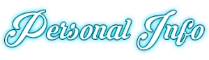 Personal Info
